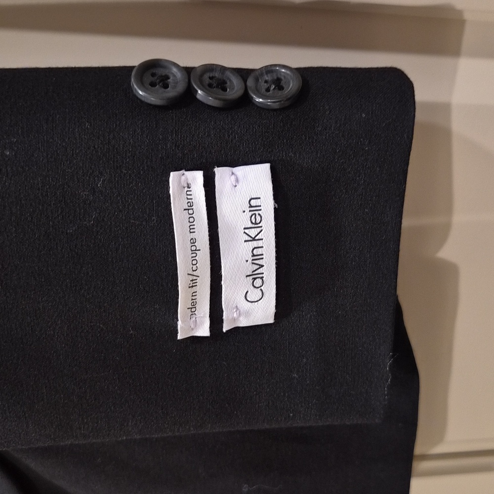 Calvin Klein Classic Black Suit Jacket - Picture 2 of 2